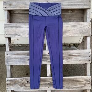 Oiselle purple running tights